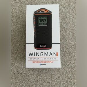 New in box - Bushnell Golf Wingman Speaker and Audible GPS